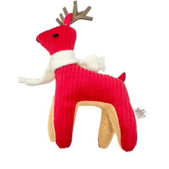 Christmas Gift Basket Set Reindeer Themed Socks Towel Plush Toy Woven Basket - Picture 13 of 13